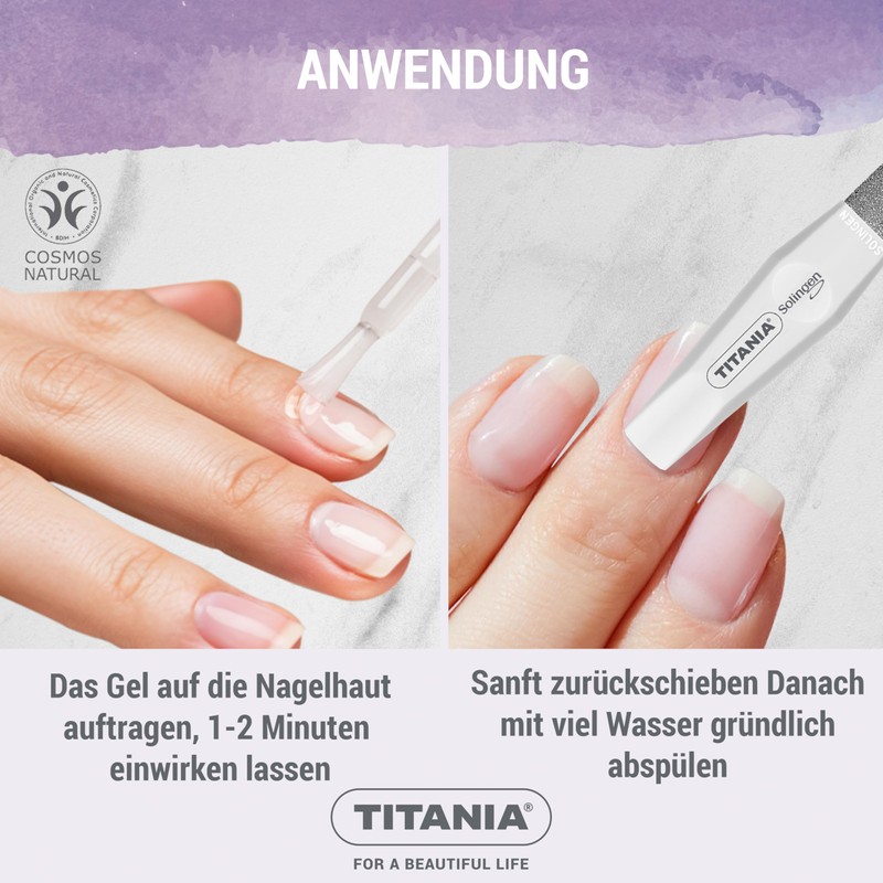 TITANIA® Aloe Cuticle Remover Gel 12 ml with Aloe Vera