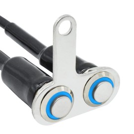 Motorcycle Handlebar Switch ATV Bike 12V LED Headlight Fog Light Switch Waterproof Overload Protection Blue Light