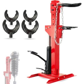 MOTOOS Strut Spring Compressor 3 Ton with 4 Snap 6600lbs with 4 Snap Joints Hydraulic Auto Strut Coil Spring Compressor Tool, Red, Normal