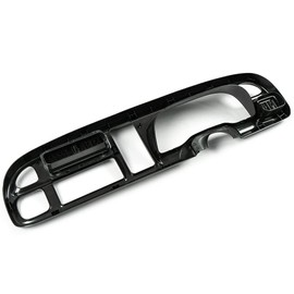G-PLUS Dash Board Bezel Cover Instrument W/Vents Dash Panel Compatible with 1998 1999 2000 2001 Dodge Ram 1500 Truck/1998-2002 Dodge Ram 2500/3500 Truck Black