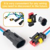 Amliber 798Pcs 50 Sets Waterproof Automotive Wire Connectors with Ratcheting