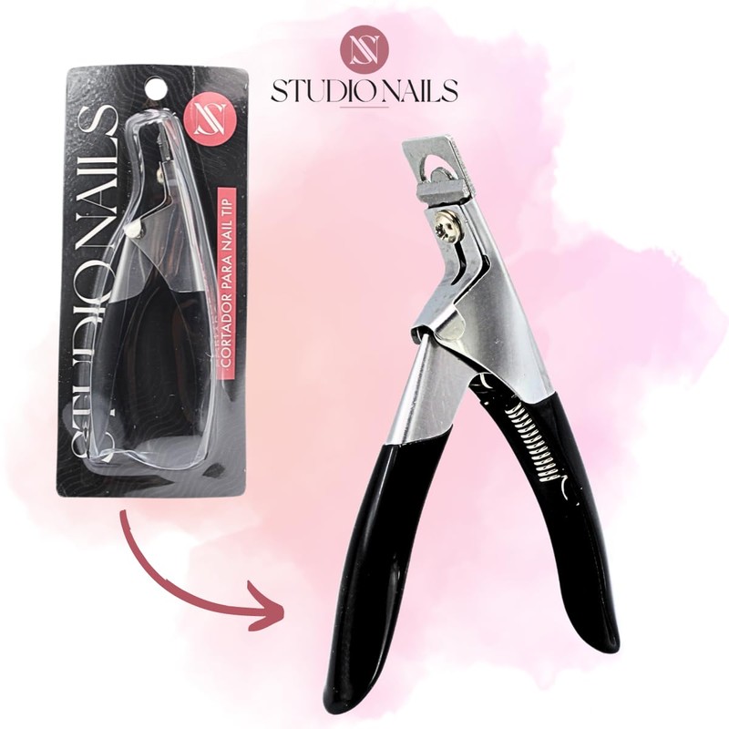 Studio Nails Corta Tip Profesional Tijeras para Corte de Uñas