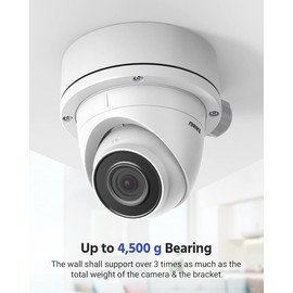 ANNKE Camera Mounting Base Universal Junction Box, Bracket for Bullet Dome Turret PTZ Security Cameras, Outdoor Waterproof Aluminium Wall Ceiling Mount, Hide Cables