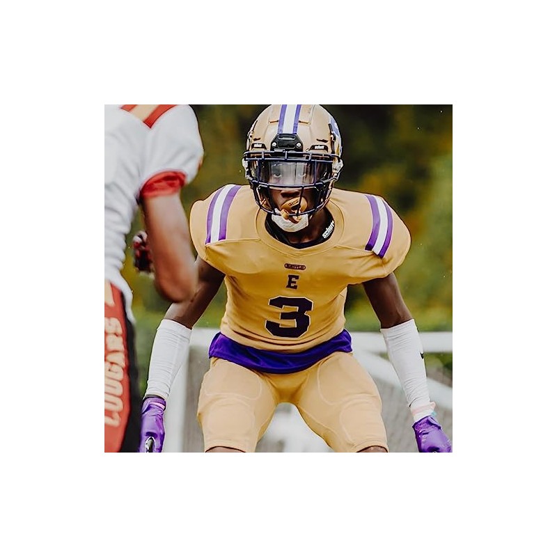 Battle Oxygen Lip Protector Mouthguard with Connected Strap, Royal Blue