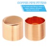 PATIKIL 5pcs 3/4" Copper Tube End Caps Copper Plumbing Connection