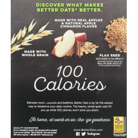 Better Oats Fit Instant, Apple Cinnamon, 9.8 Ounce