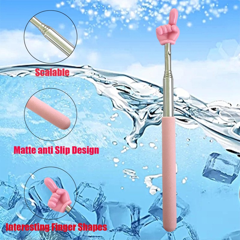 Extendable Teacher Pointer - Versatile, Adjustable, Ergonomic Teaching Aid &