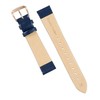 EACHE 12mm Thin Leather Watch Band for Women Ladies Men
