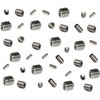 A2 Stainless Steel Grub Screws (Mixed 40 Pack) - M3, M4, M5 & M6 x 5mm Flat, Cone or Cup Point Allen Key Screws (Din916 Cup Point, 10 Each)