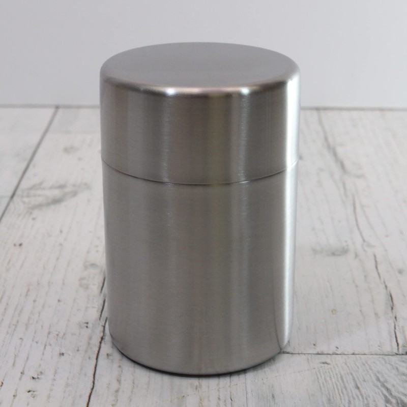 Castle Enterprises Asahi Yuyukatsuri Stainless Steel Tea Caddy Gift Packaging