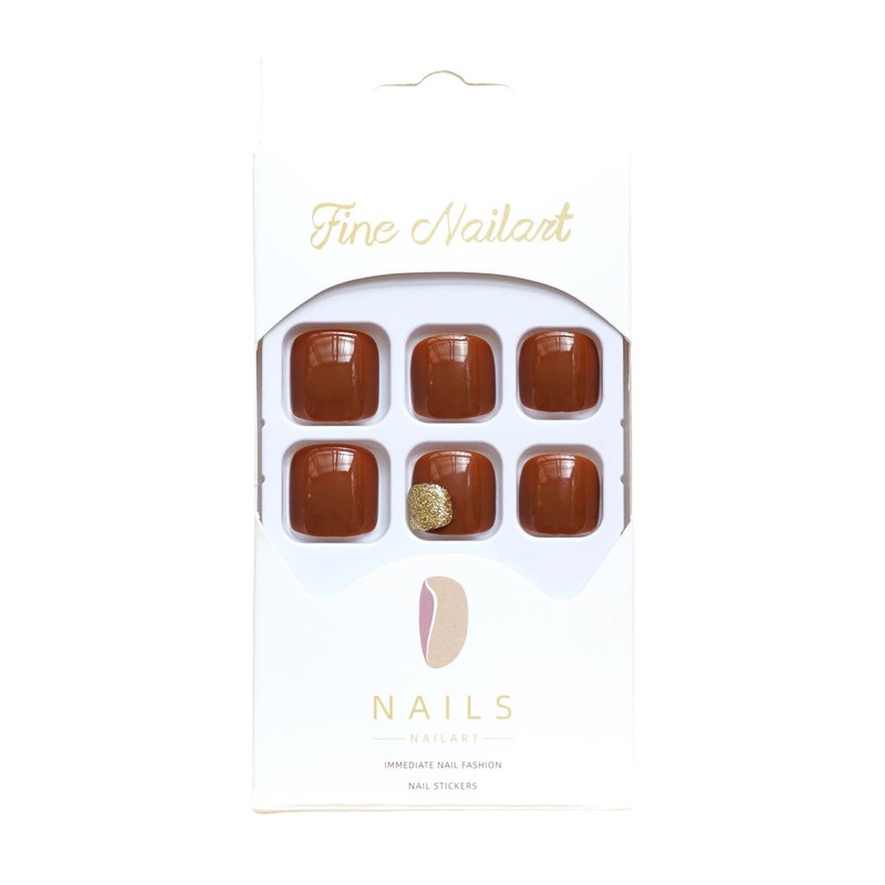 Nail Tips, 24 Pieces, Thumb Nail Seal, Foot False Nails,