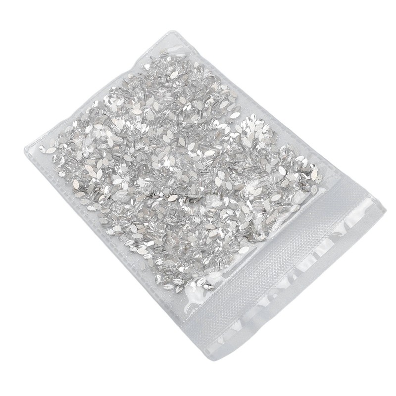 Flatback Rhinestones Decorative Sparkling Portable Nail Art Rhinestone for Clothes