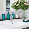 OTOSTAR Bathroom Accessory Set 8 Pcs Blue Bathroom Accessories Set