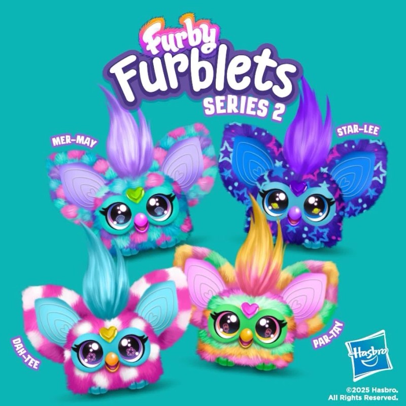 Furby Furblets Star-Lee Mini Friend Electronic Plush Interactive Pets New