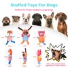 Y-blue 3pcs Dog Squeaky Toys, Plush Stuffed Puppy Chew Toy,