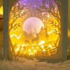 Papercut Light Box Soft Warm Light Romantic USB Battery Powered