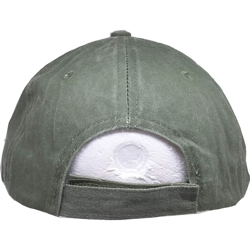 Eagle Crest Military Veteran U.S. Flag Cap, Green, Adjustable