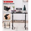 Standing Desk Adjustable Height, Mobile Stand Up Desks with Wheels