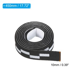 PATIKIL 18" Table Tennis Side Tape, 6 Pack Ping Pong Edge Tape Protect The Edges of Rubber and Blade for Paddles Racket, Black