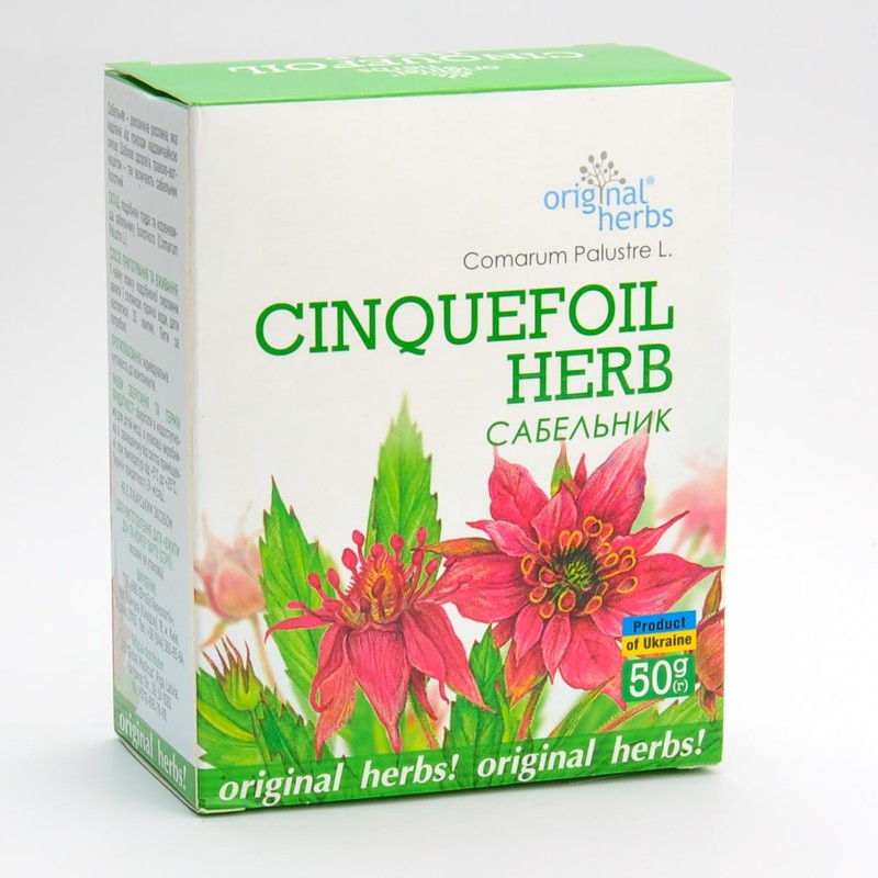 CINQUEFOIL HERB TEA, (COMARUM PALUSTRE L) | Original Herbs Herbal