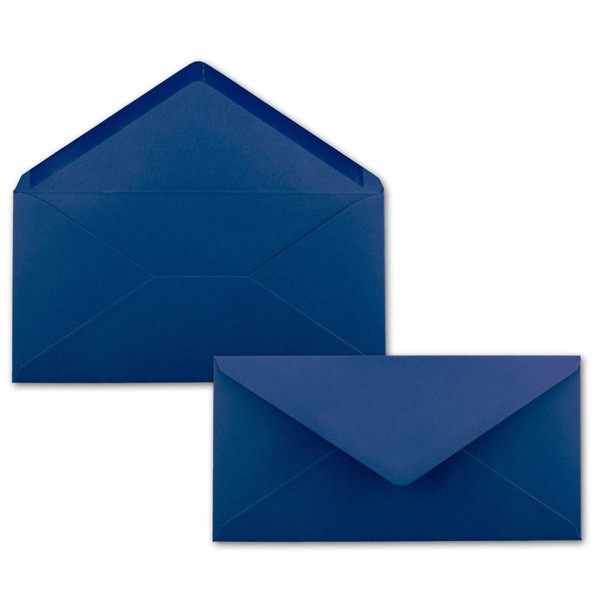 FarbenFroh by GUSTAV NEUSER 100 envelopes dark blue/midnight blue DIN