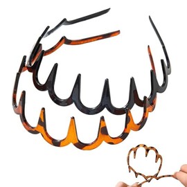 Diadema Con Forma de U Y Peineta de Dientes, Diademas de Cráneo Alto Para Cabello de Mujer, Diademas Coreanas Reversibles Con Dientes, Regalos para Ad