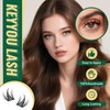 KEYYOULASH DIY Lash Extension Kit 120pcs Eyelash Clusters Eyelash Extension