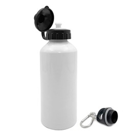 Sublimation Water Bottle Blanks 600ML Sports Sublimation Bottle 2 Lids Portable Water Bottle for Sublimation