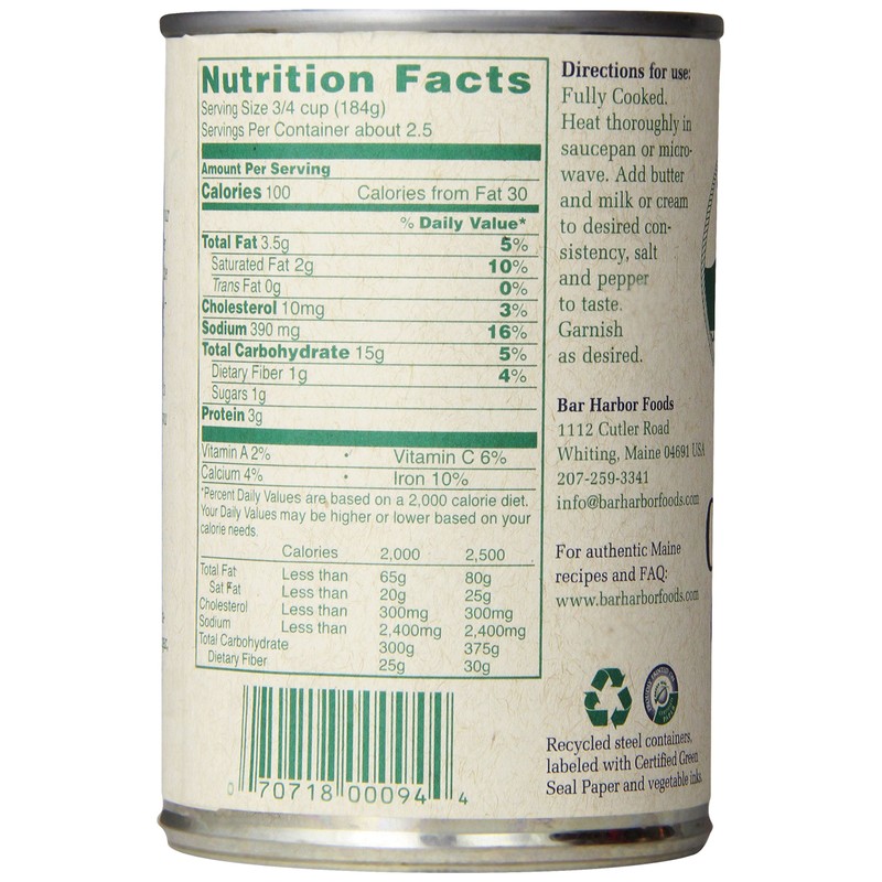 Bar Harbor Clam Corn Chowder, 15 Ounce (Pack of 6)