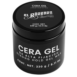 Cera Gel Para Cabello Fijación Fuerte, Aspecto Húmedo, Larga Duración 230g - Libre de Parabenos y Residuos, Aporta Brillo y Acondiciona