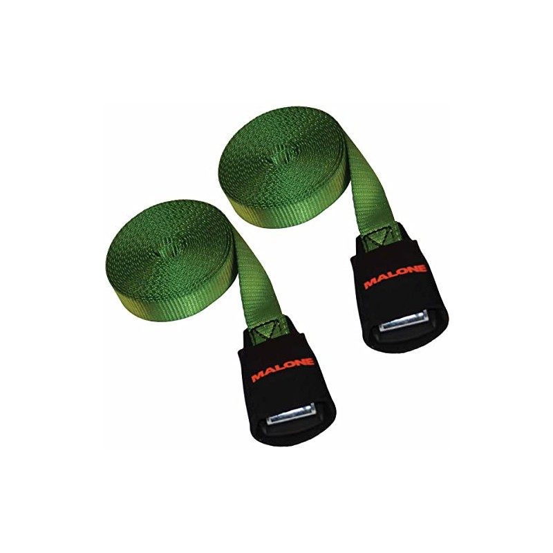 Malone 15 Feet Canoe and Kayak Cam Buckle Load Straps,