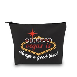 Las Vegas is always a good idea travel holiday make-up travel bag for women (Vegas Black Bag EU), Vegas Black Bag EU, m