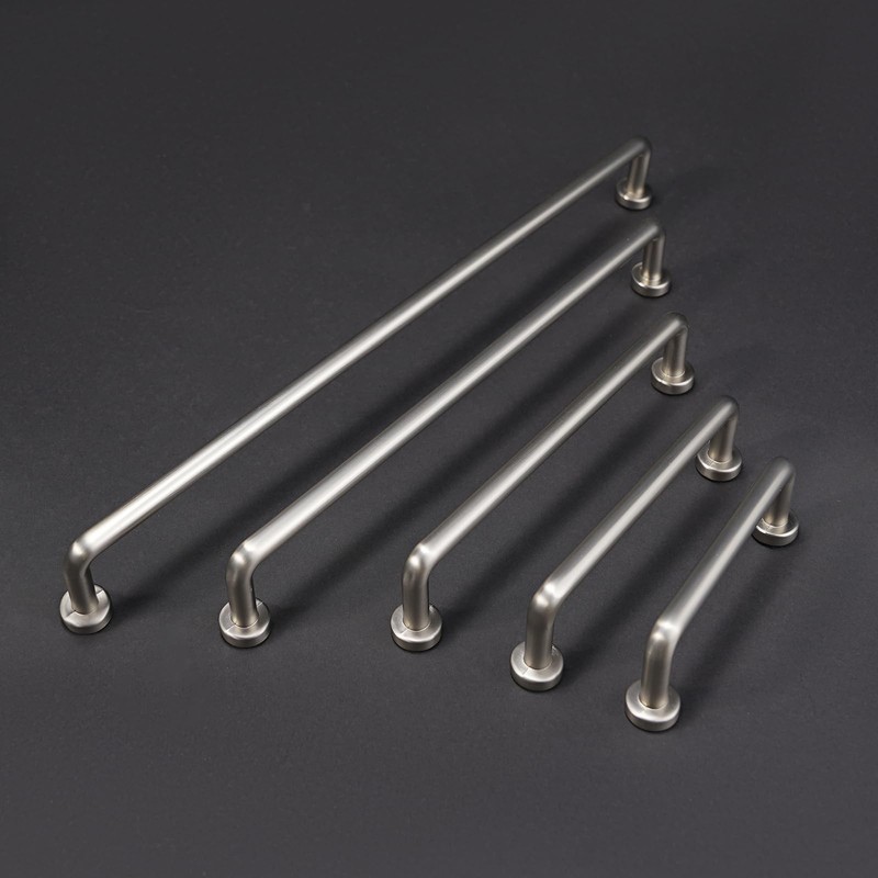 POVEFONK 6 Pack 10 inch(254mm) Brushed Satin Nickel Kitchen Cabinet