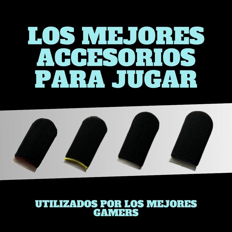 Guantes para Dedos Gamer, GameGrips ProFinger, Transpirables, Antideslizantes y duraderos