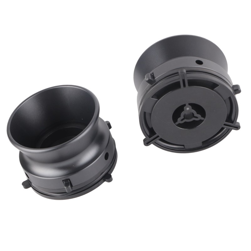 1 Pair NAB Hub Adapters Professional Polished Aluminum Alloy 10