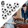1.3'' Table Soccer Foosball Balls Replacement - Mini Black and