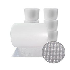 25cm x 50m (4 Rolls) Packaging Bubble Wrap Film for Shipping, Moving, Damage Prevention For Shopping Malls