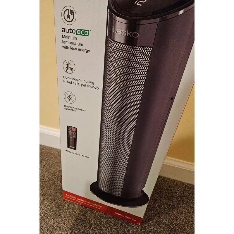 Lasko NEW Lasko 22 inch Ceramic Tower Heater 3 Speed
