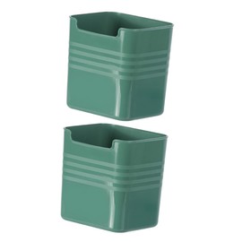 PACKOVE 2Pcs Cosmetic Storage Box Durable Plastic Desktop Organizer for Makeup and Beauty Products and Odorless Design for Vanity Countertop Organization