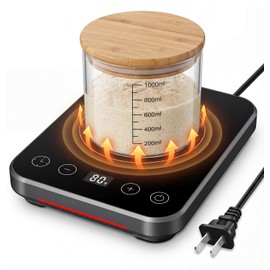 Sourdough Starter Warmer, Precise 1°F Control, 12H Timer, for Home Baking
