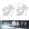 x xotic tech 2Pcs Bling High Heel Shoes Air Vent