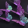 AIEX 24 x 3D Butterfly Ornaments with 3 Different Sizes