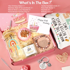 50th Birthday Gifts for Her, 50th Birthday Gifts for Women, 1975 Birthday Gifts, 50 Year Old Birthday Gifts for Women, Cool Gifts for Women 50s, 50th Birthday Decorations for Her, 50 Bday Gifts Idea