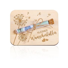 Wish filler money gift packaging, funny wish filler money gift with test tubes and twine money gift for birthday, wedding, youth dedication, wooden packaging