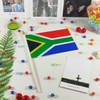 QQSD South Africa Small Flag South African Stick Mini Hand