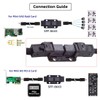 chenyang SFF-8643 Coupler Adapter Mini SAS 4.0 SFF-8643 Female to