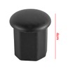 Laroal Resilient Black-ish Cap Lacrosse Butt Cover Lacrosse Butt Caps