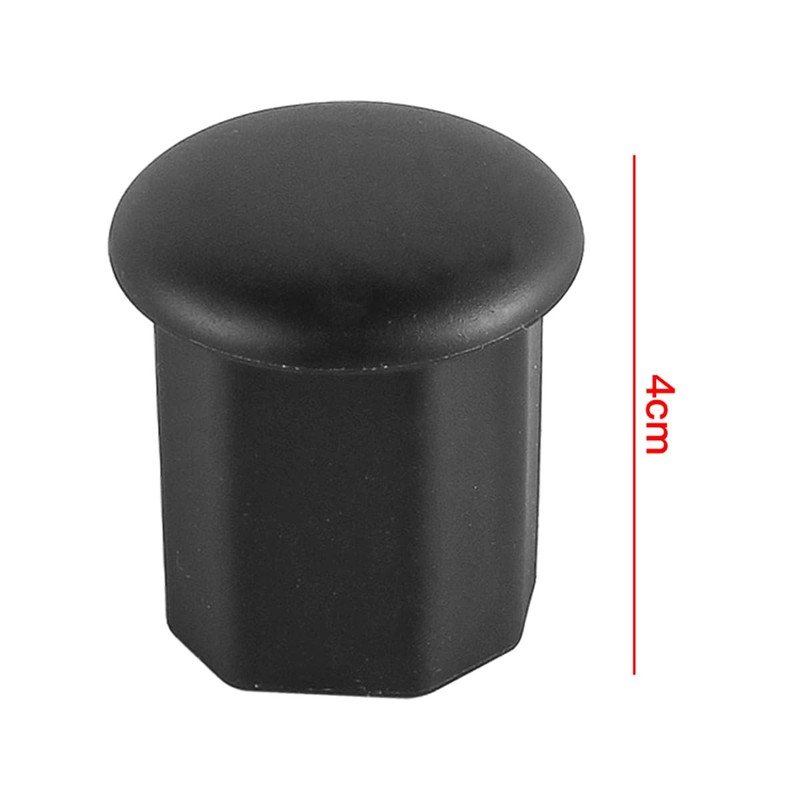 Laroal Resilient Black-ish Cap Lacrosse Butt Cover Lacrosse Butt Caps