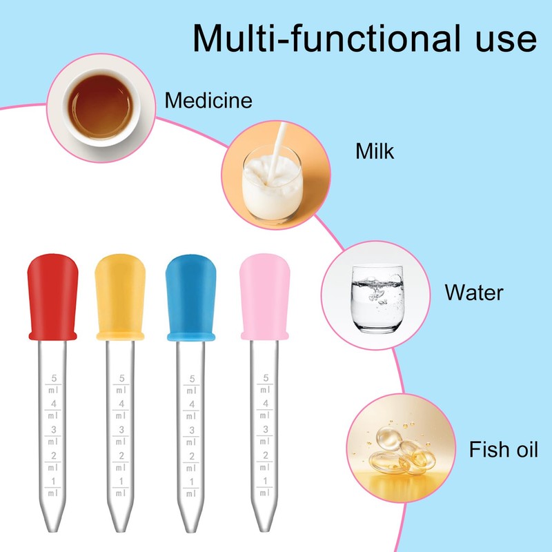 Neoreser Pack of 4 Pipette, Pipette 5 ml and 2