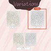 Nail Seal Frame Frame [Silver] Silver Frame Metallic Nuance Nail